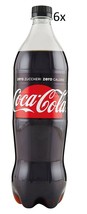 6x Cola-Cola Zero No Sugar Italian soft drink PET 1Lt Soft Drink - $26.31