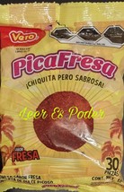 Vero Picafresa Fresa & Tamarindo / Strawberry & Tamarind Candy - 30 Piezas - $9.74