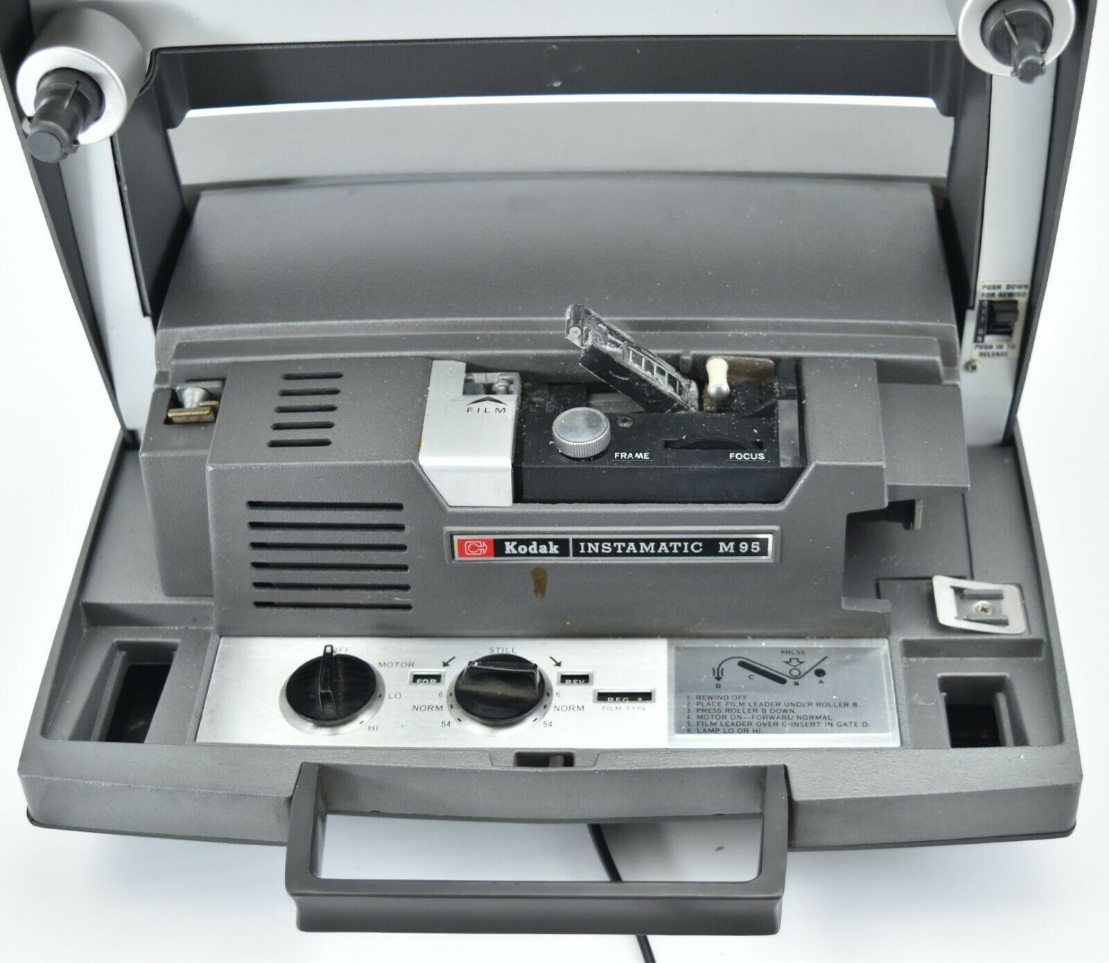 Vintage Kodak Instamatic Model M95 Super 8 Film Movie Projector *PARTS