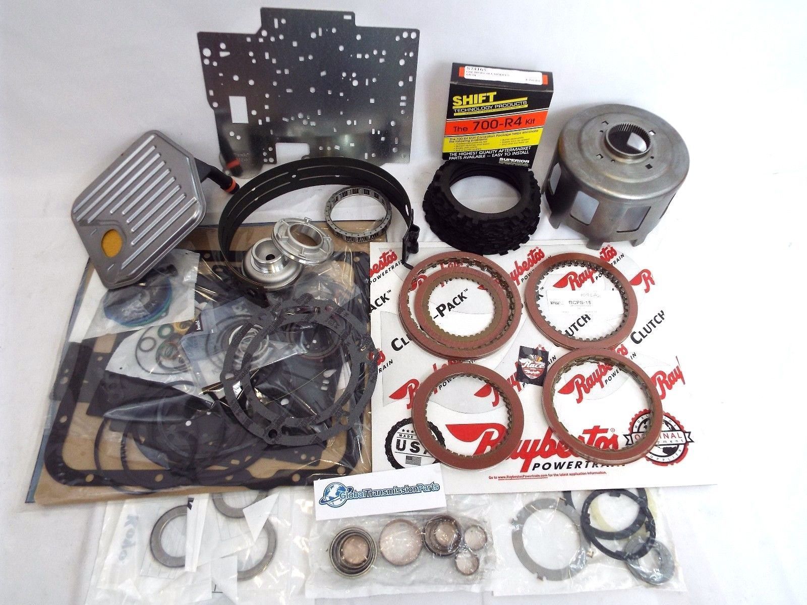 Image of Complete 700R4 Performance 4X4 Rebuild Kit Stage-1 Clutches Kolene Steels 87-93