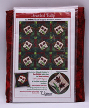 Quilt Kit - Jeweled Tulip Earthlight Yolanda Fundora Tulips Quilting Kit... - $49.97