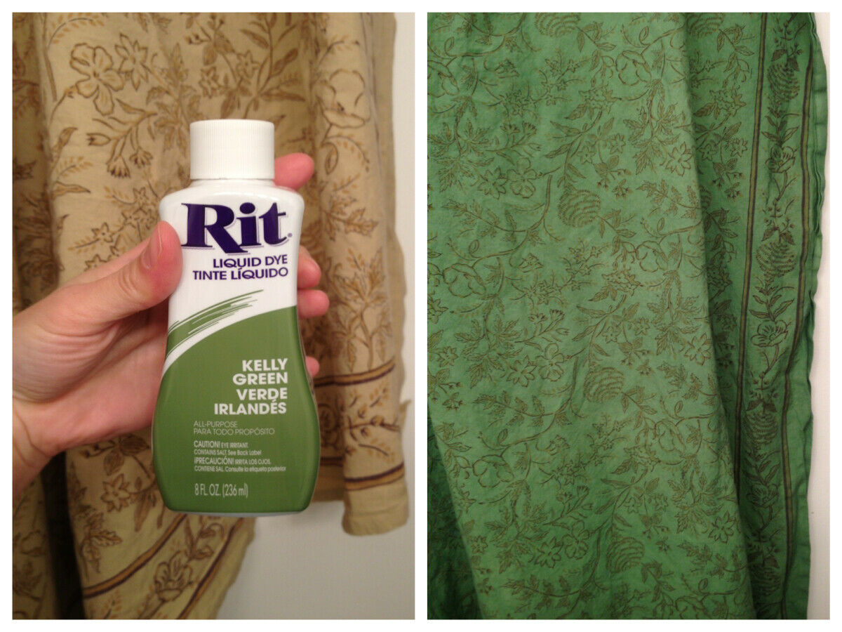 Rit Dye Kelly Green Liquid Fabric Dye, 8-Ounce, 1 Bottle FAST FREE