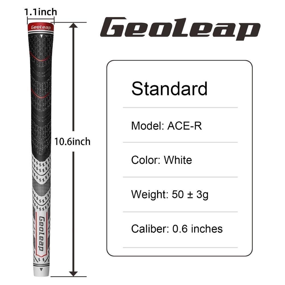 Geoleap Golf Grips 10pcs/lot, Back Rib，Multi Compound Hybrid Golf Club