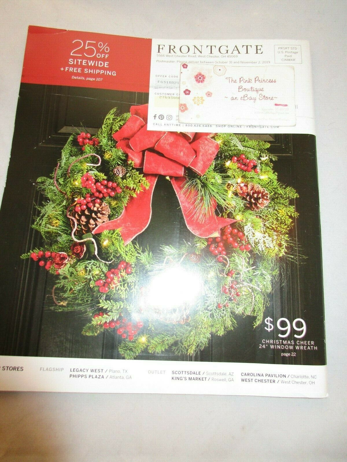 Frontgate Catalog November 2019 Outfitting America's Homes Brand New Catalogs