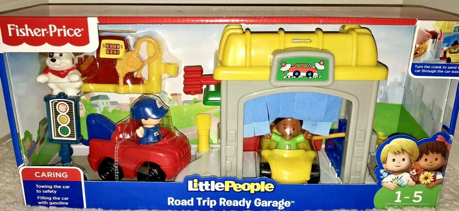 fisher price little people road trip ready garage