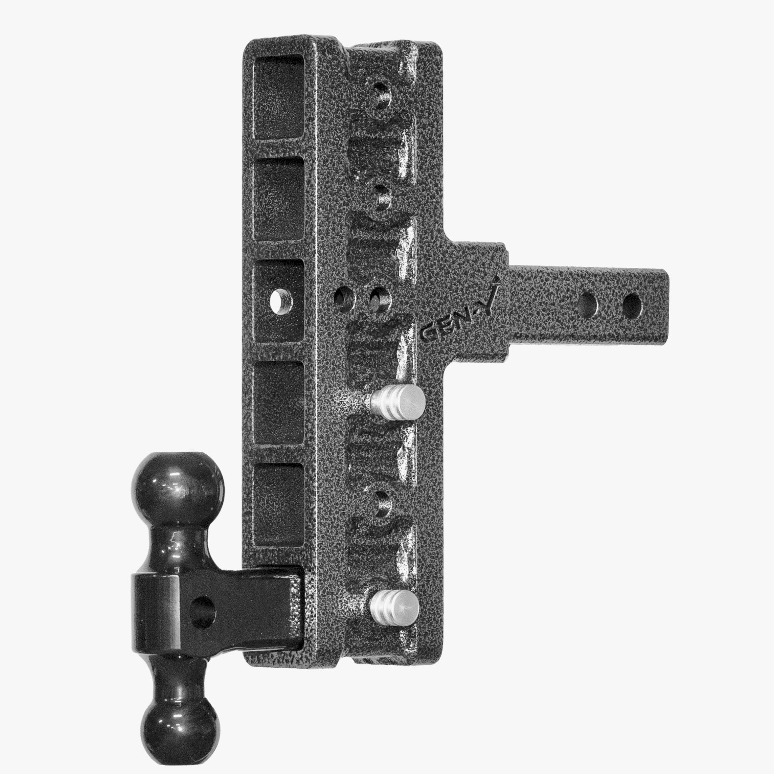 Adjustable Drop Hitch, Pintle, 2" Class V VersaBall Combo Trailer Hitch Rec... Hitches