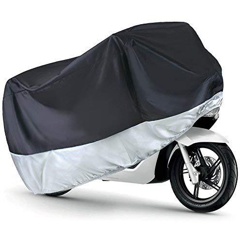 Motorcycle Cover, Fits up to 89" Tour Bikes, Choppers, Cruisers