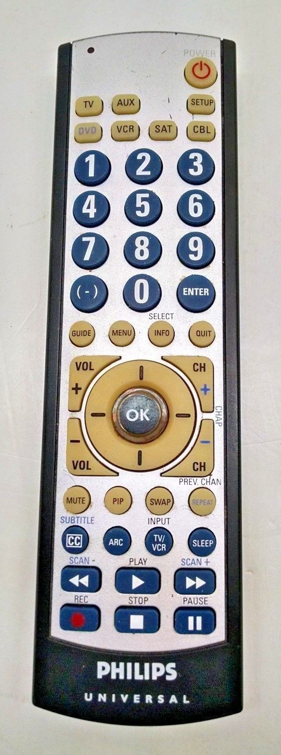 Instructions For Philips Universal Remote Cl035a ...