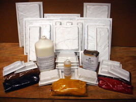 Make Castle Stone Pavers Concrete For Pennies a Foot with 29 Molds, Supplies Kit image 5