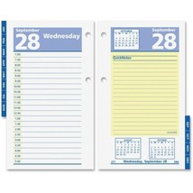 At A Glance AAGE51750 QuickNotes Daily Desk Calendar Refill, Paper - White - $21.63