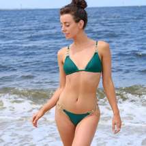 Lala 2 pieces of set ST76 Mossy Green beach wear swimwear summer vacation - $63.00