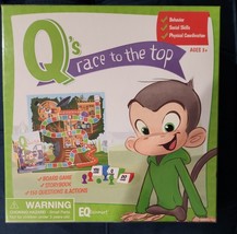 New EQtainment Q&#39;s Race to the Top Educational Board Game 150 Q &amp; Actions - $32.73