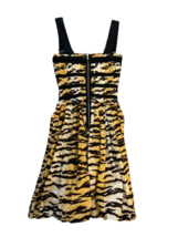 Dolce & Gabbana Corseted Tiger Stripe Sleeveless Dress Size 36 D&G Women Pleated image 4