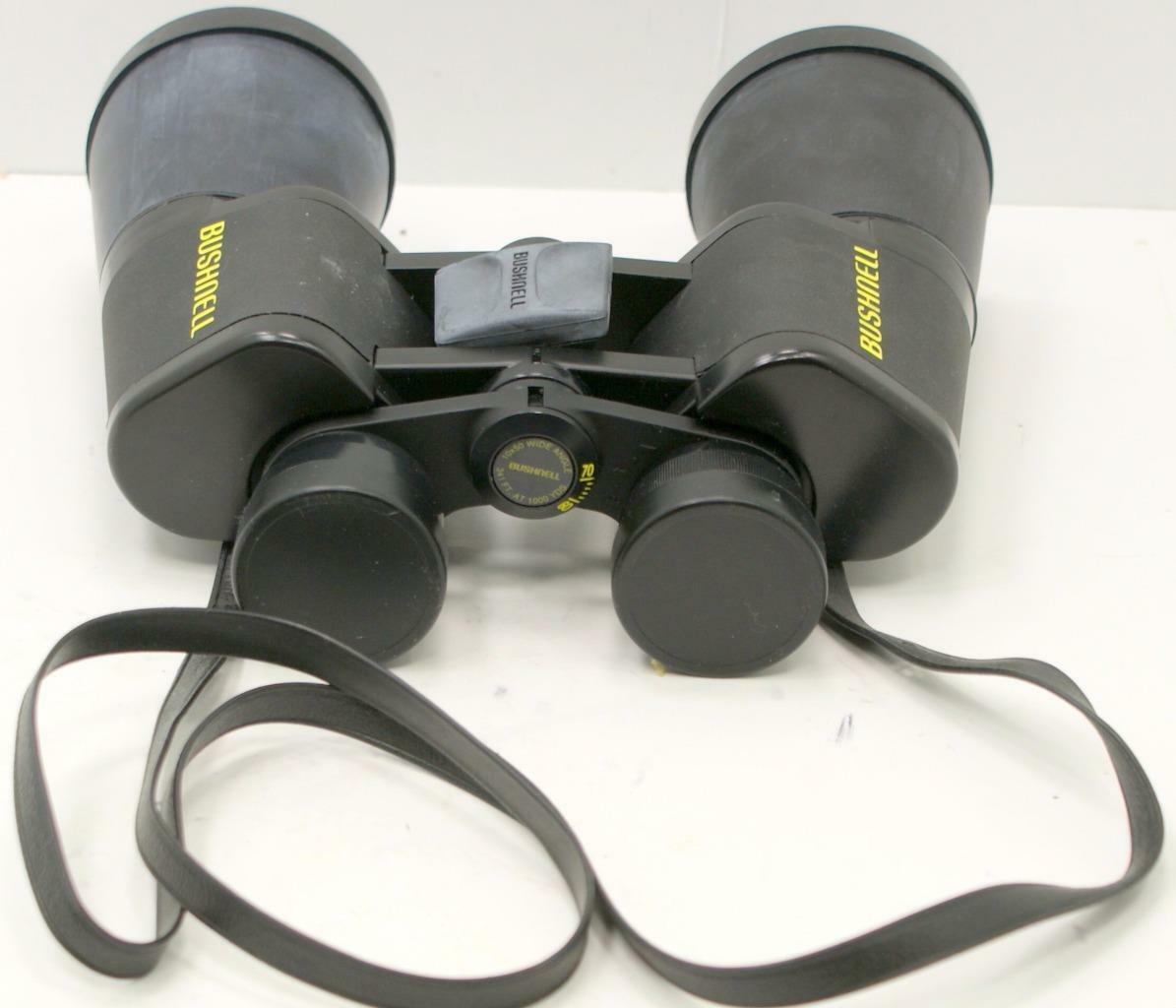 Bushnell binocular 10x50 Wide Angle Black With the bag. Binoculars