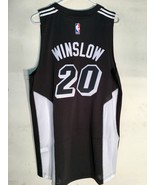Adidas Swingman 2015-16 NBA Jersey Heat Justise Winslow Black Fashion sz 2X - $24.74