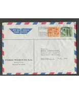 1958 Canceled Switzerland Air Mail Envelope with 2 stamps SG:CH 520 SG:C... - $7.50