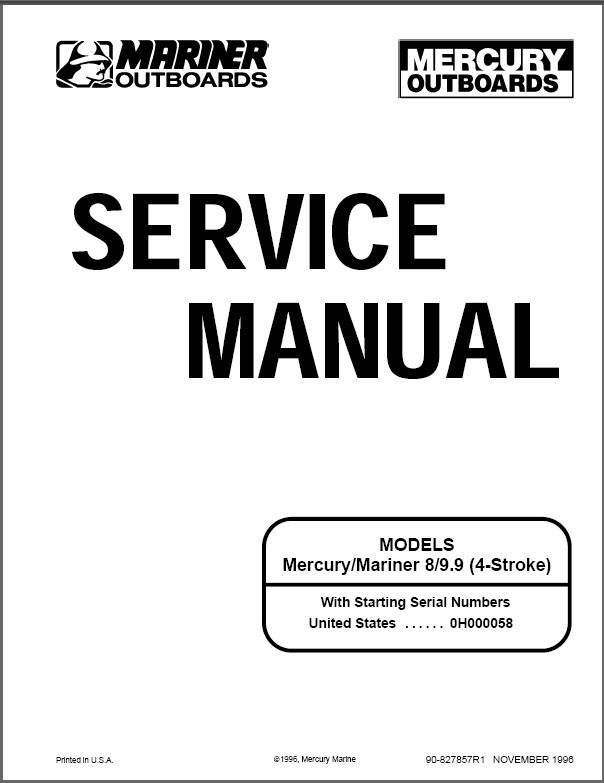 mariner 9.9 outboard motor manual