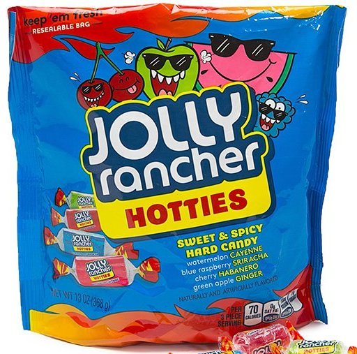 Jolly Rancher Hotties Sweet & Spicy Candies 4 lbs Wrapped Hard Fresh