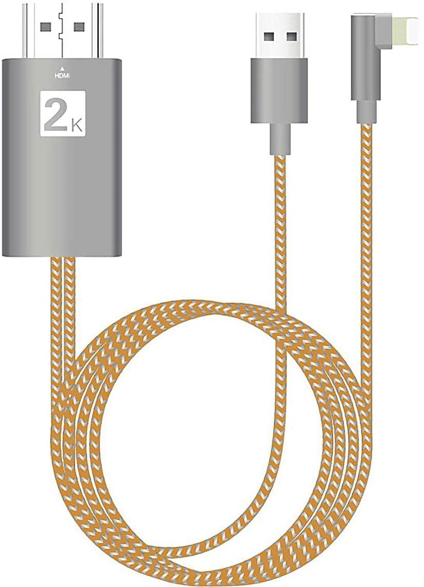 Compatible with iPhone to HDMI Adapter, HDMI Cable for iPad iPhone