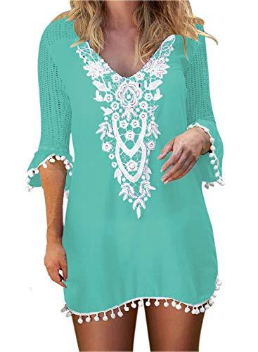 BLUETIME Womens Swimsuit Cover Ups Beach Bikini Bathing Suit Cover Up ...