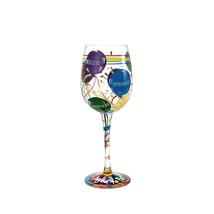 Lolita Wine Glass Aged Perfection 15 oz 9" High Gift Boxed Collectible Balloons  image 3
