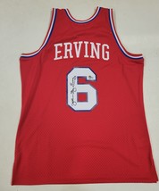 JULIUS ERVING SIGNED PHILADELPHIA 76ERS AUTHENTIC MITCHELL & NESS JERSEY BECKETT image 1