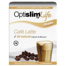 OptiSlim Life Shake Cafe Latte 50g x 7 - $72.38