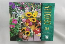 Croxley Flowers &amp; Apples in Garden Jigsaw Puzzle 500 Piece Sunflowers Ba... - $12.18