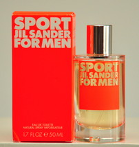 Jil Sander Sport For Men Eau de Toilette Edt 50ml 1.7 Fl. Oz. Spray Vintage 2005 - $200.00