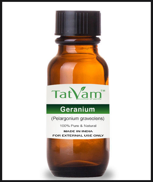 Pure Geranium Oil ( Pelargonium graveolens ) 100% Natural - Aromatherapy