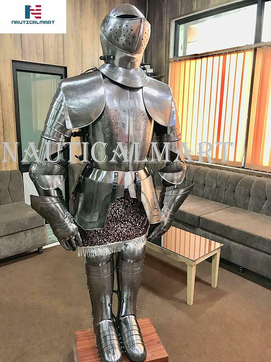 NauticalMart Plate Armour Spanish Medieval Knight Suit of Armor of The