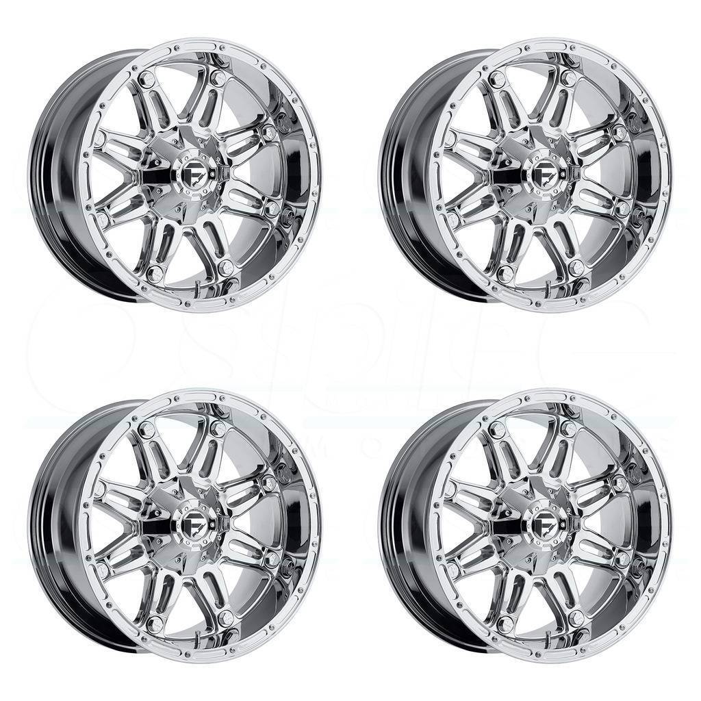 20x10 Fuel Hostage D530 5x11435x5 12 Chrome Wheels Rims Set4 Wheels 7191