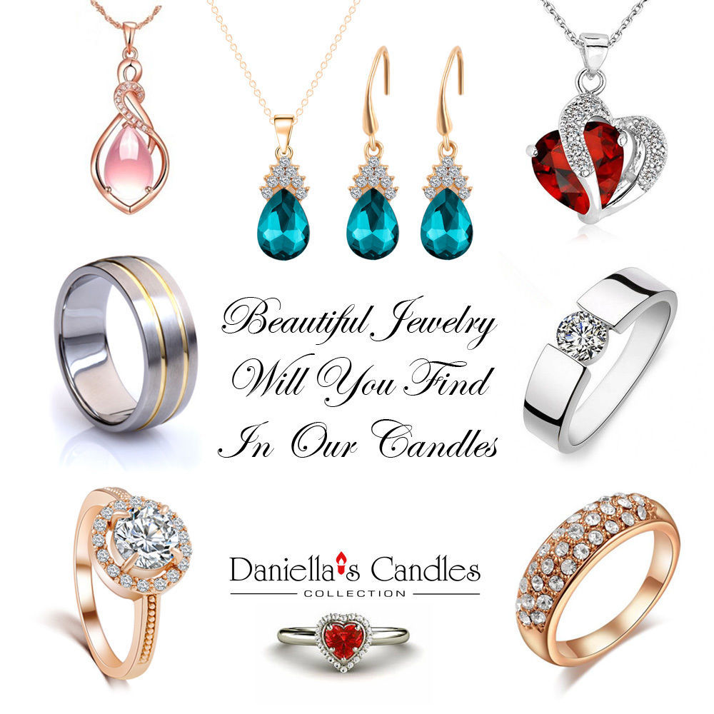 Happy Birthday Jewelry Surprise Candle by Daniella's Candles Candles