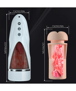 Tongue Licking Automatic Male Masturbator Sex Toys for Men Masturbation ... - $39.99