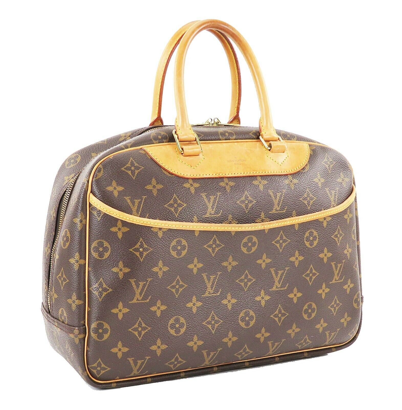 Authentic LOUIS VUITTON Deauville Monogram Hand Bag Purse #32335 - Women&#39;s Handbags & Bags