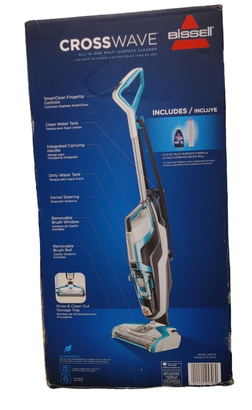 Bissell Vacuum Cleaner Crosswave 2211w Vacuum Cleaners