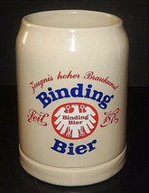 Binding Bier 100th Anniversary (1870-1970) Beer Mug Stoneware Frankfurt ... - £18.47 GBP