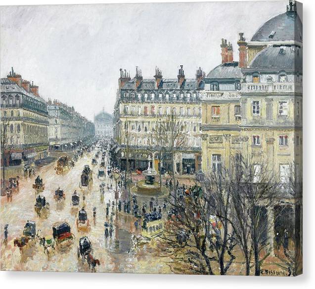 French Theater Square Paris 1898 Camille Pissarro - Ready to Hang