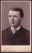 George Edwin Seabury CDV Photo - University of Maine Class of 1888 (Orono) - $17.50