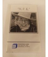 M.F.K. The Life of Mary Frances Kennedy Fisher 1993 VHS Video Cassette L... - $39.99
