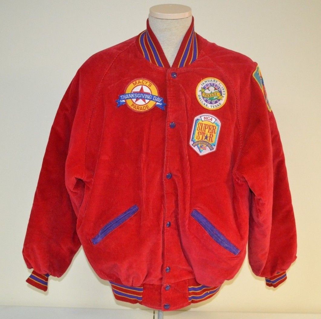 NCA Performance Cheer Jacket Adult XL w 4 PATCHES COTTON ALOHA BOWL ...