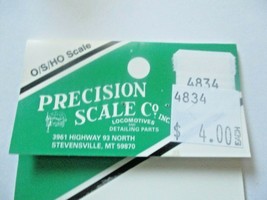 Precision Scale # 4834 Valve Globe 1-1/4" with 4 " Handle, 3 per Pack HO-Scale image 2