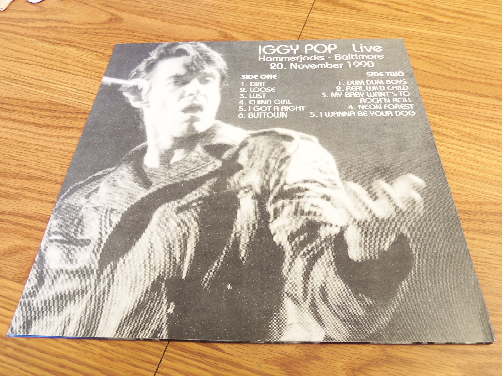 Iggy Pop I Wanna Be Your Dog Hammerjacks 1990 Orange