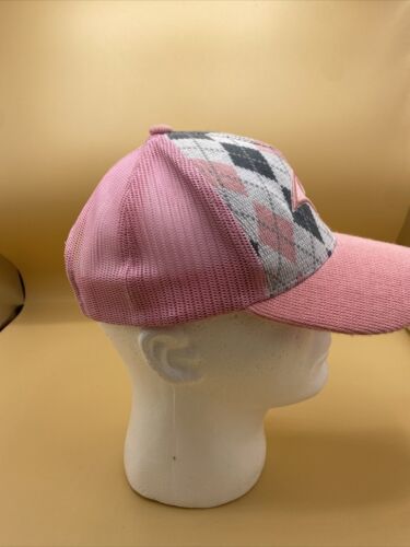 LA Rams hat - adjustable pink plaid cap 