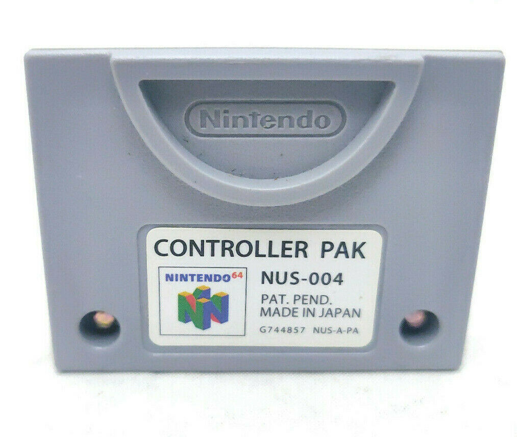 Nintendo 64 N64 Controller Pak Memory Card NUS004 Memory Cards