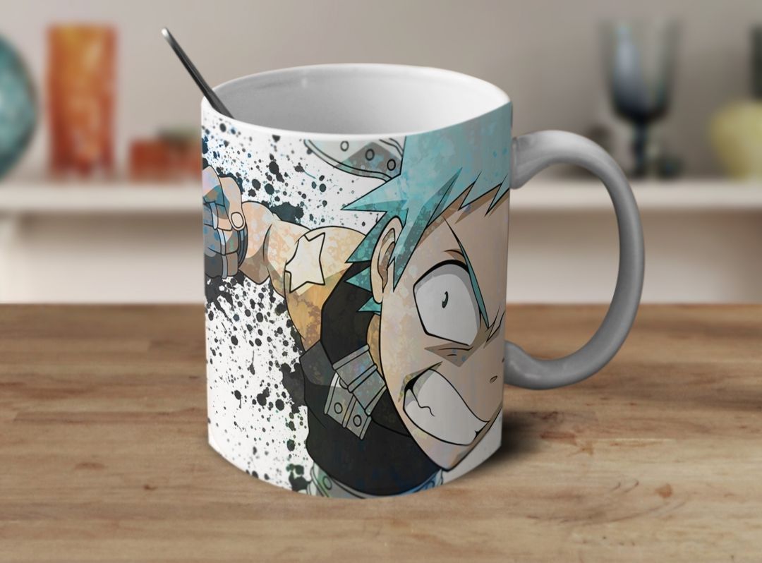 Black Star Soul Eater Mug, Anime Mug, Anime Coffee Mug, Soul Eater