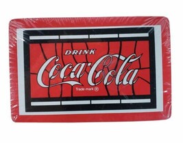 Playing Cards Coca Cola Logo Promo 54 Card Deck Sealed Red Black White USA - $9.60