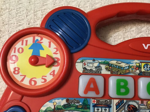 VTech Alphabet Town Touch & Discover ABC Count Spell Phonics 8 Activities for sale online 