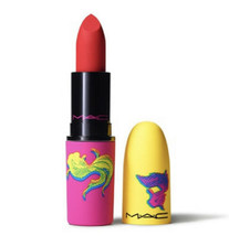 MAC Moon Masterpiece Powder Kiss Lipstick - Turn Up Your Luck (vibrant b... - $32.99