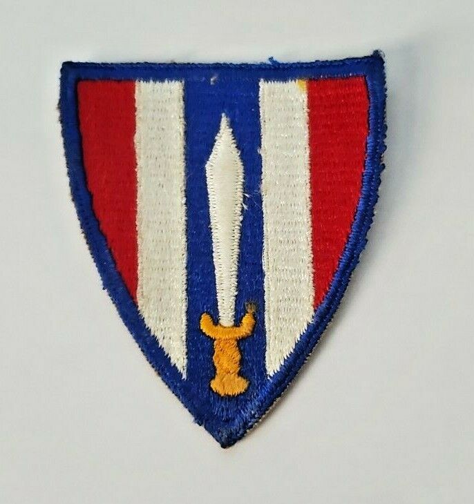 Primary image for Military Insignia Campaign Patch - Red White Blue with Sword Gold Handle